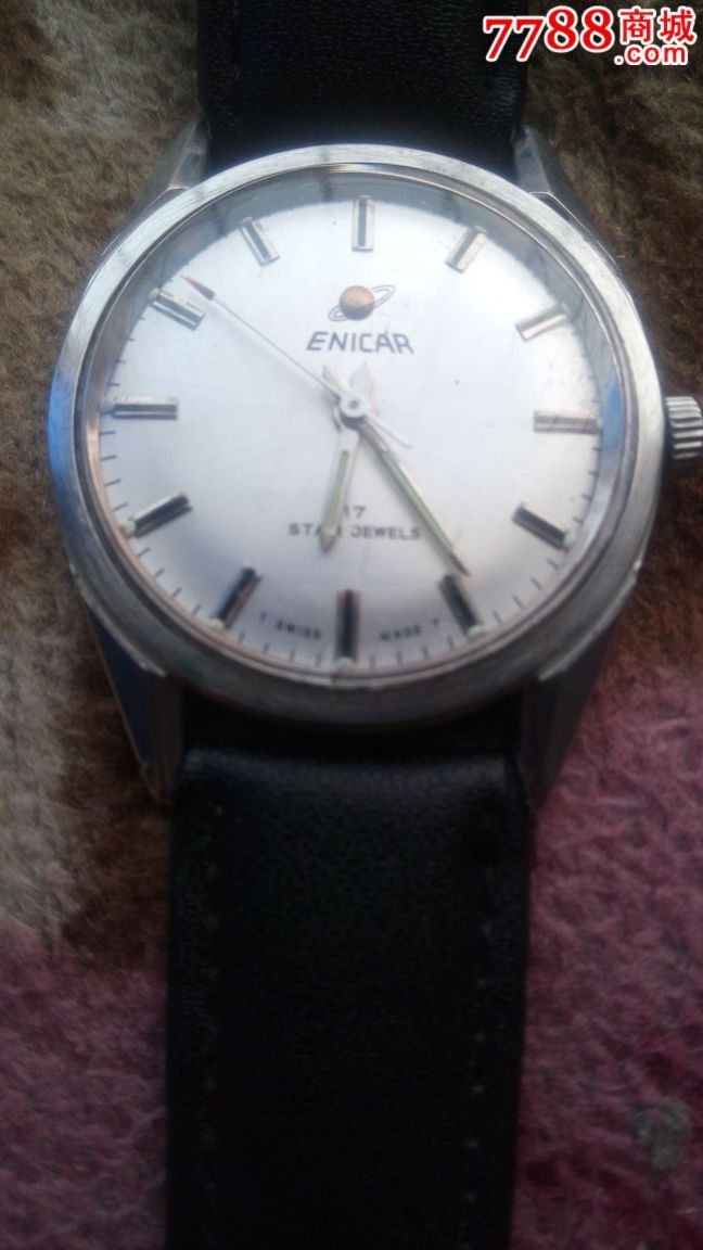 美品瑞士英纳格英格手表/海洋珍珠手表/140-39-01b走时/古董手表