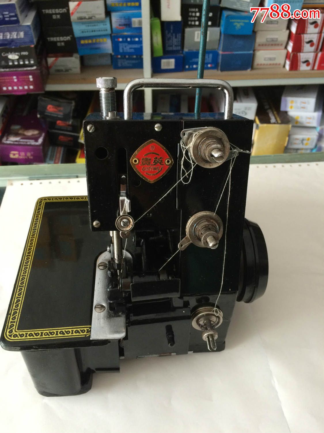 全新贵英牌锁边机