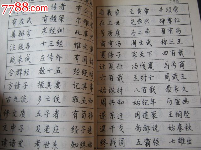 蒙學精選鋼筆字帖(三字經,增廣賢文,家誡要言,女兒經,第子職)