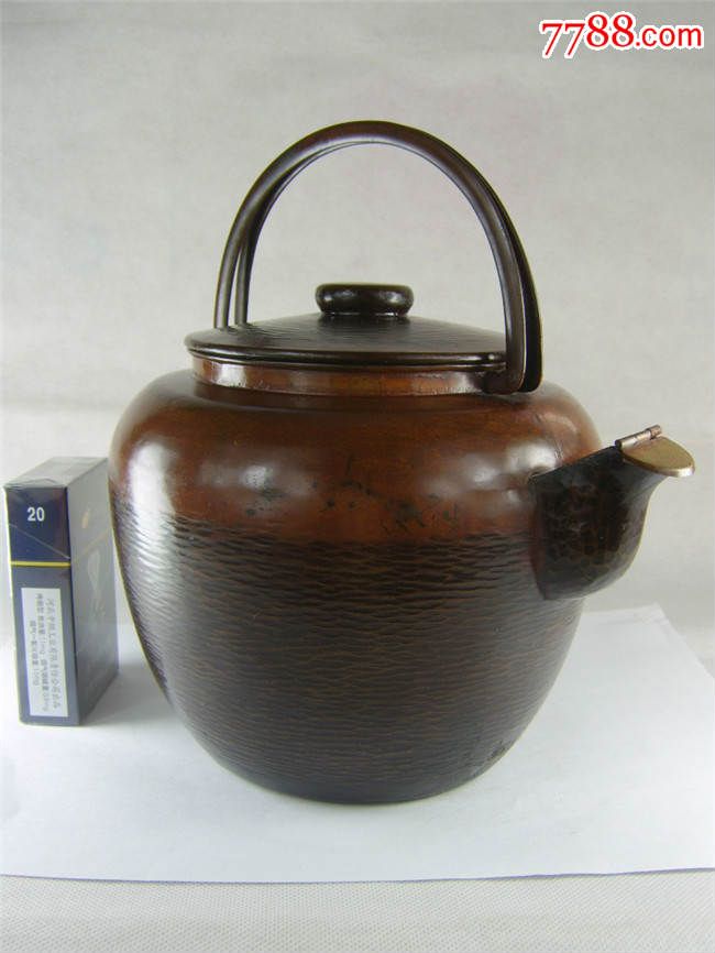 日本手工老铜壶