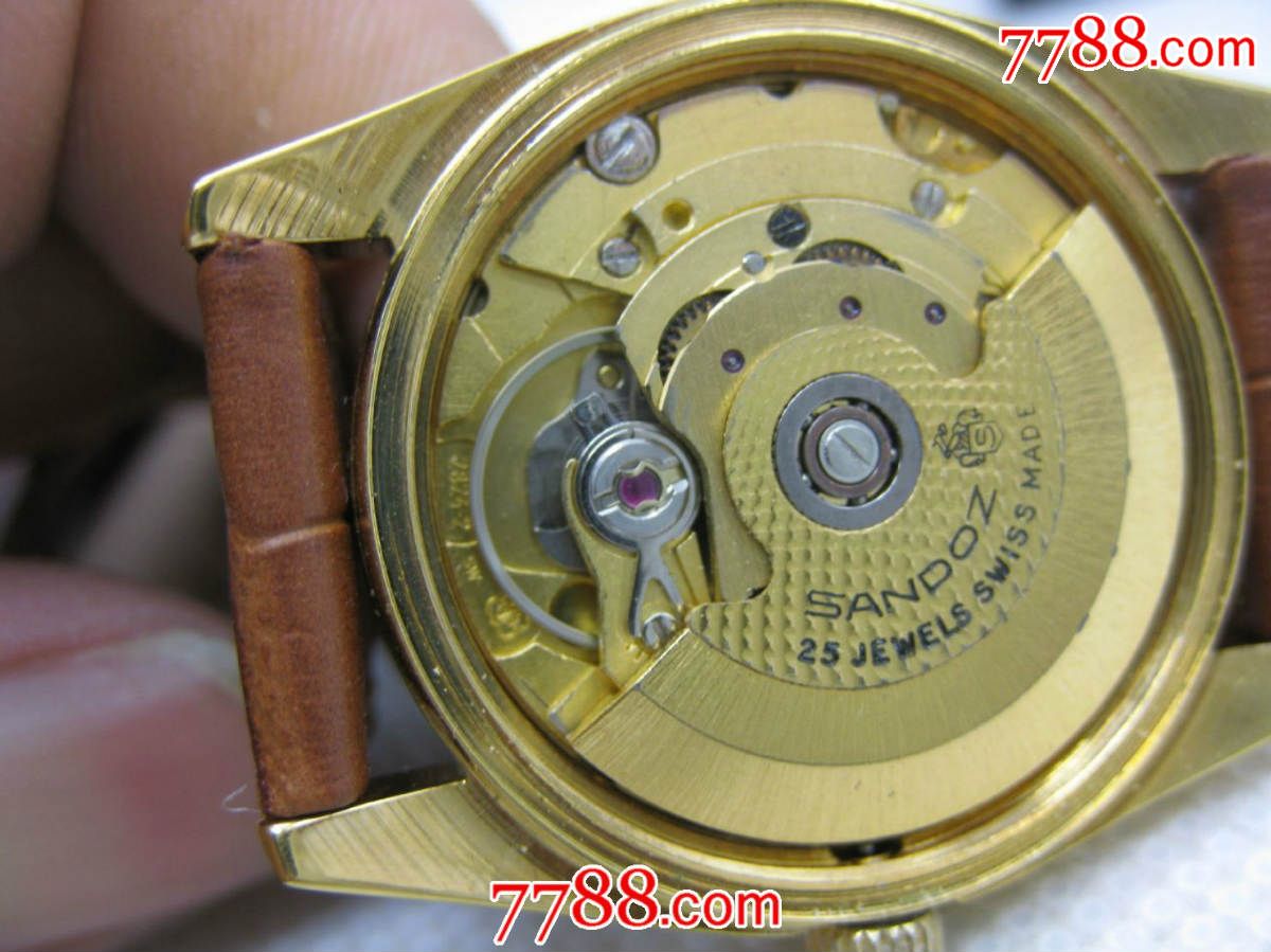 25钻2824-2黄机芯中号【山度士】