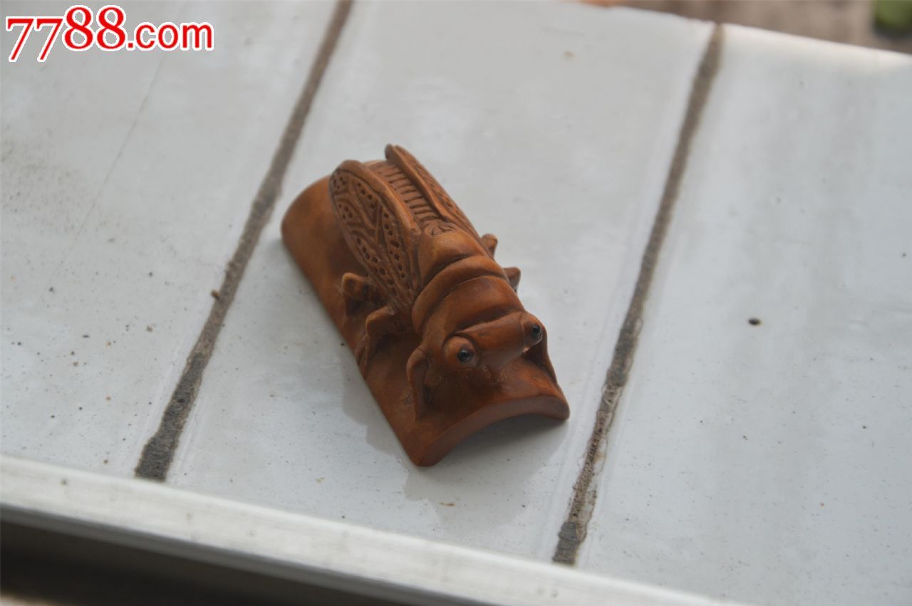 黄杨木雕金禅小件