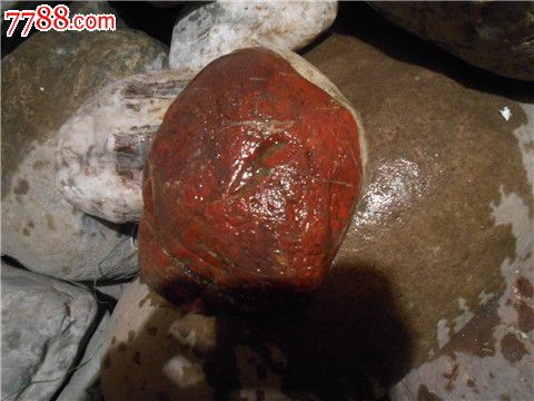 优质红石【红白2面羊肝石】