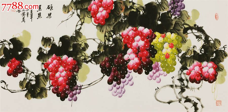 孔庆义·四尺葡萄