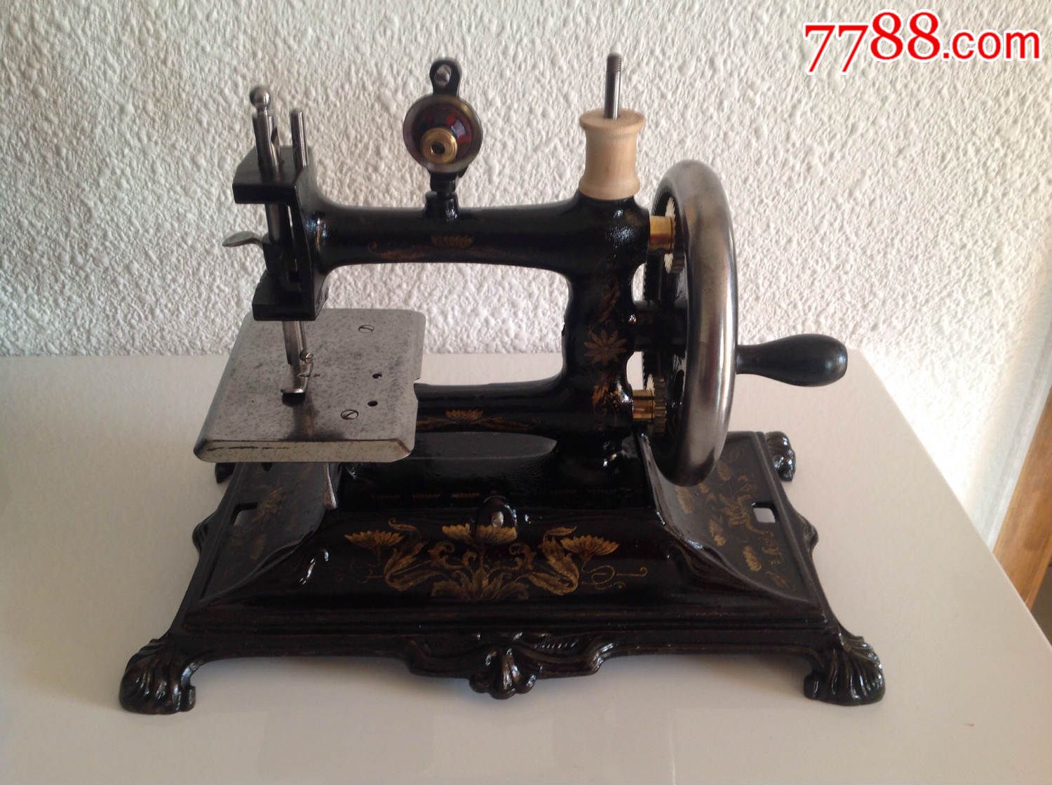 19世纪末法国微型手摇缝纫机法国直邮包邮售出欣赏