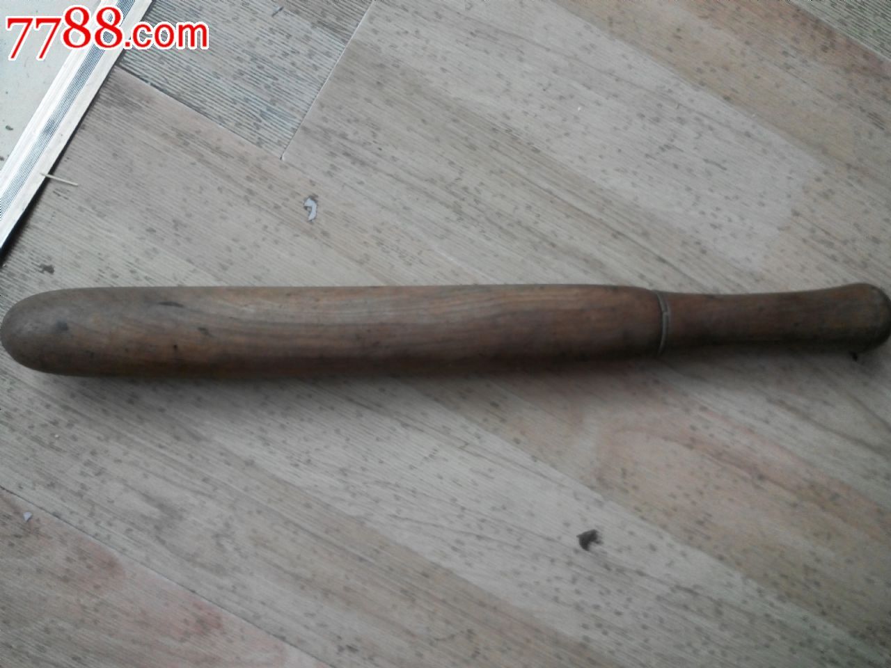 好品相民国老木棒木制工具棒槌防身健体老物件民俗古玩道具包老