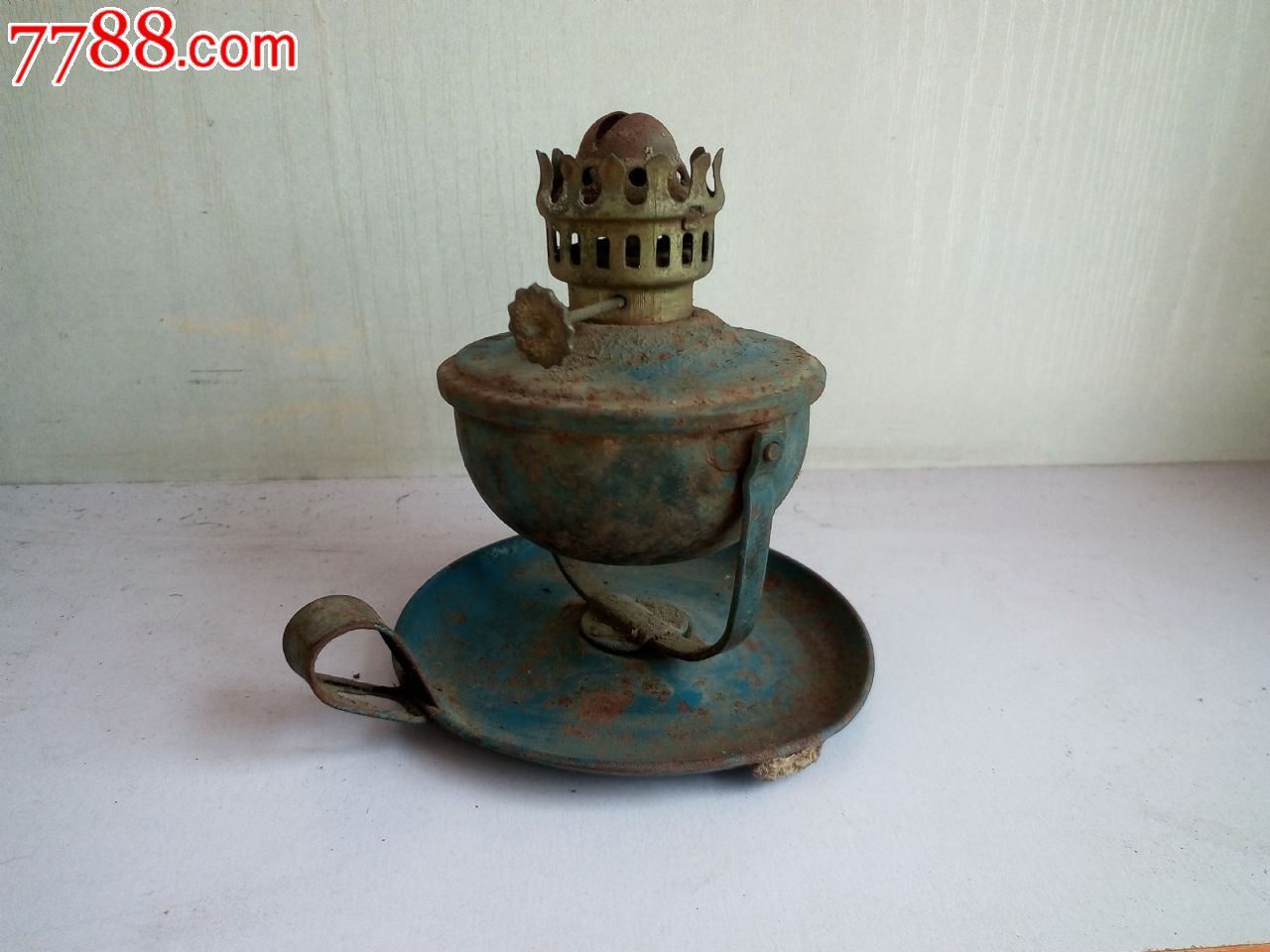 老灯具收藏极其少见慈母手中线老油灯灯具照明灯品相一流造型奇特