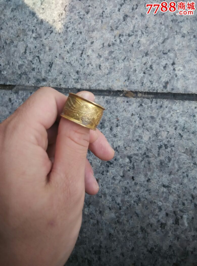 14k金民国扳指一枚