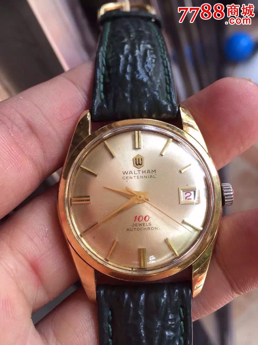 二手古董名表,原装正品瑞士包金轨道华生_手表/腕表_第2张_七七八八