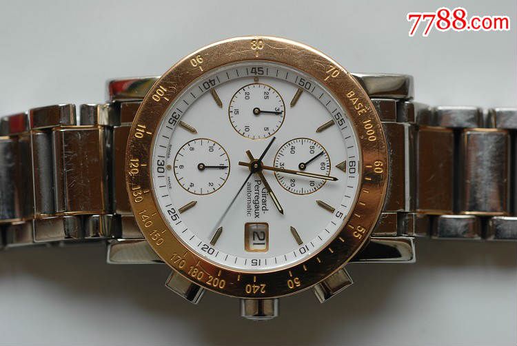gp芝柏gp700018k自动计时-原装正品二手名表1207