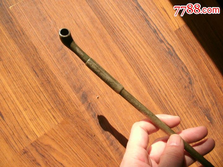 一根白铜老烟杆.-se33408463-烟杆/烟枪/烟锅-零售-7788收藏