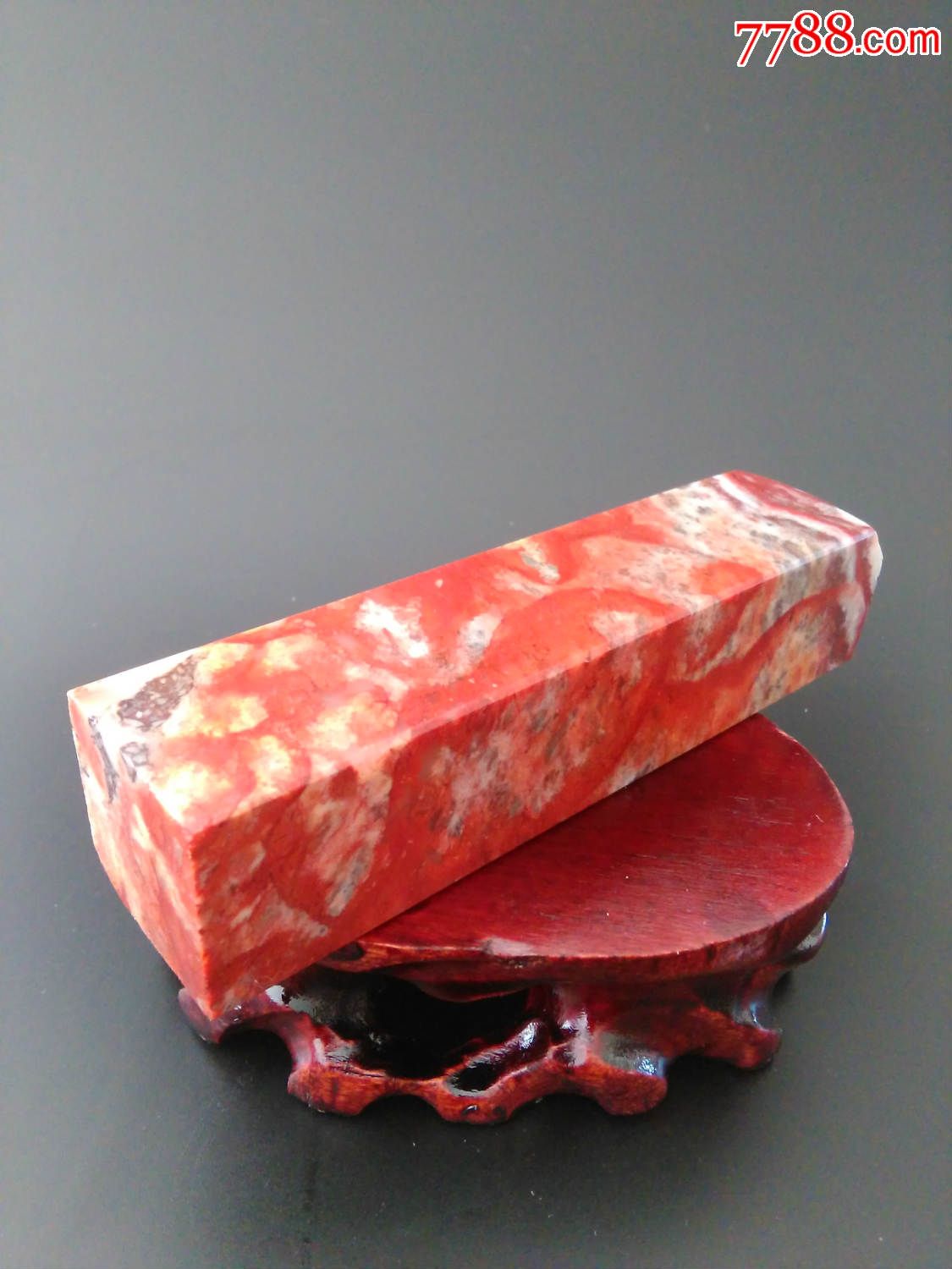 文房用具,其他造型,其他技法,红色,10--30厘米_第4张_七七八八青田石