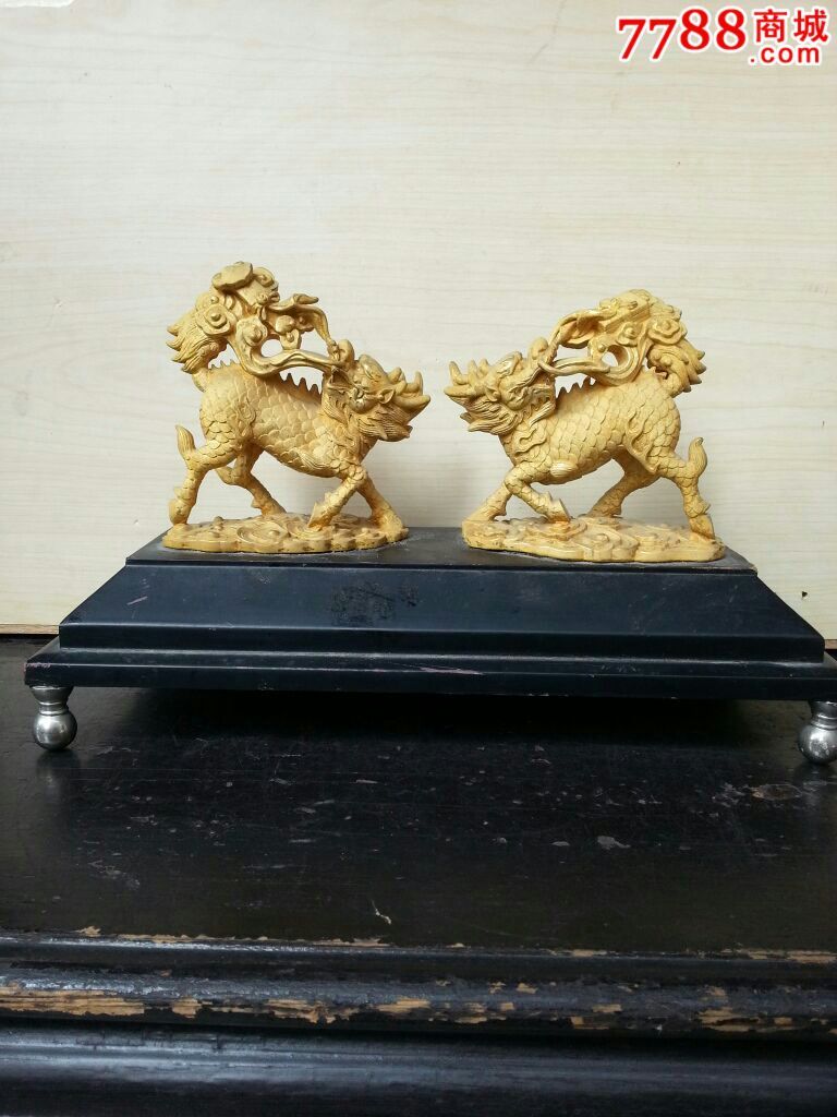 麒麟献宝带底座