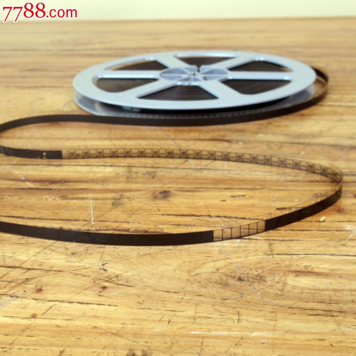 7寸普8毫米8mm电影胶片拷贝无声黑白片片长约13分钟