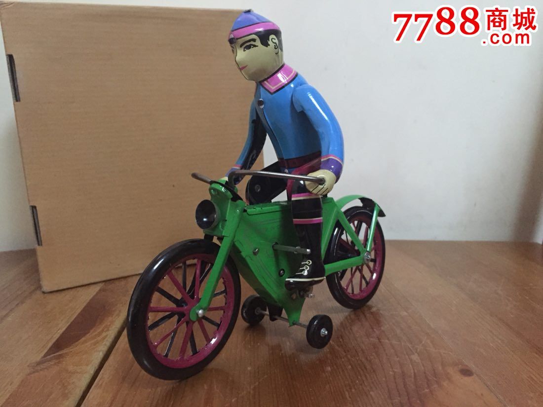 铁皮发条大号骑单车骑自行车,ms374