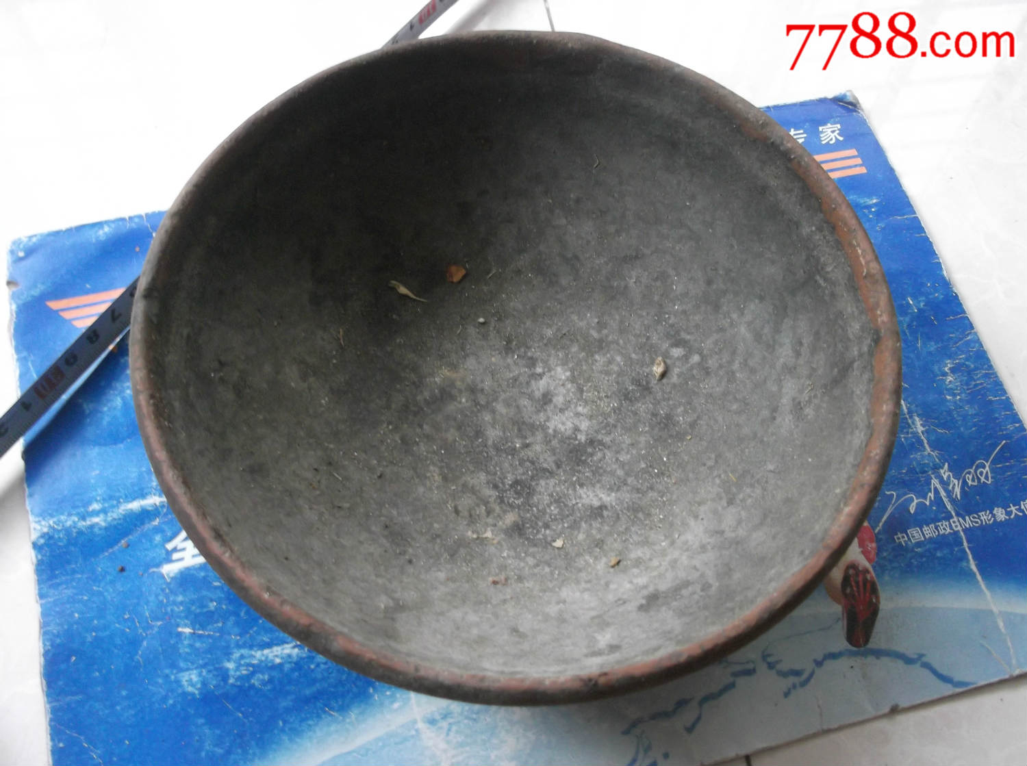 一个老的陶制紫砂红砂大碗包老2号影视道具-se33829461-7788收藏__中