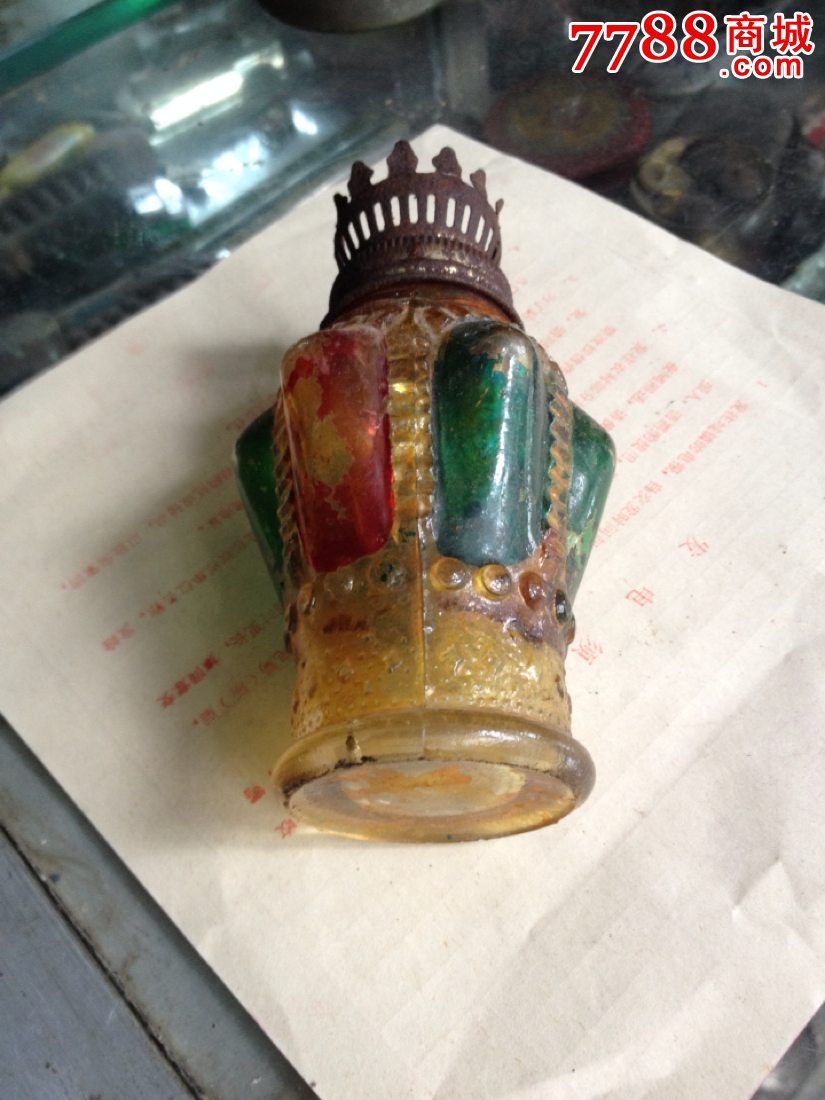 民国彩色玻璃灯