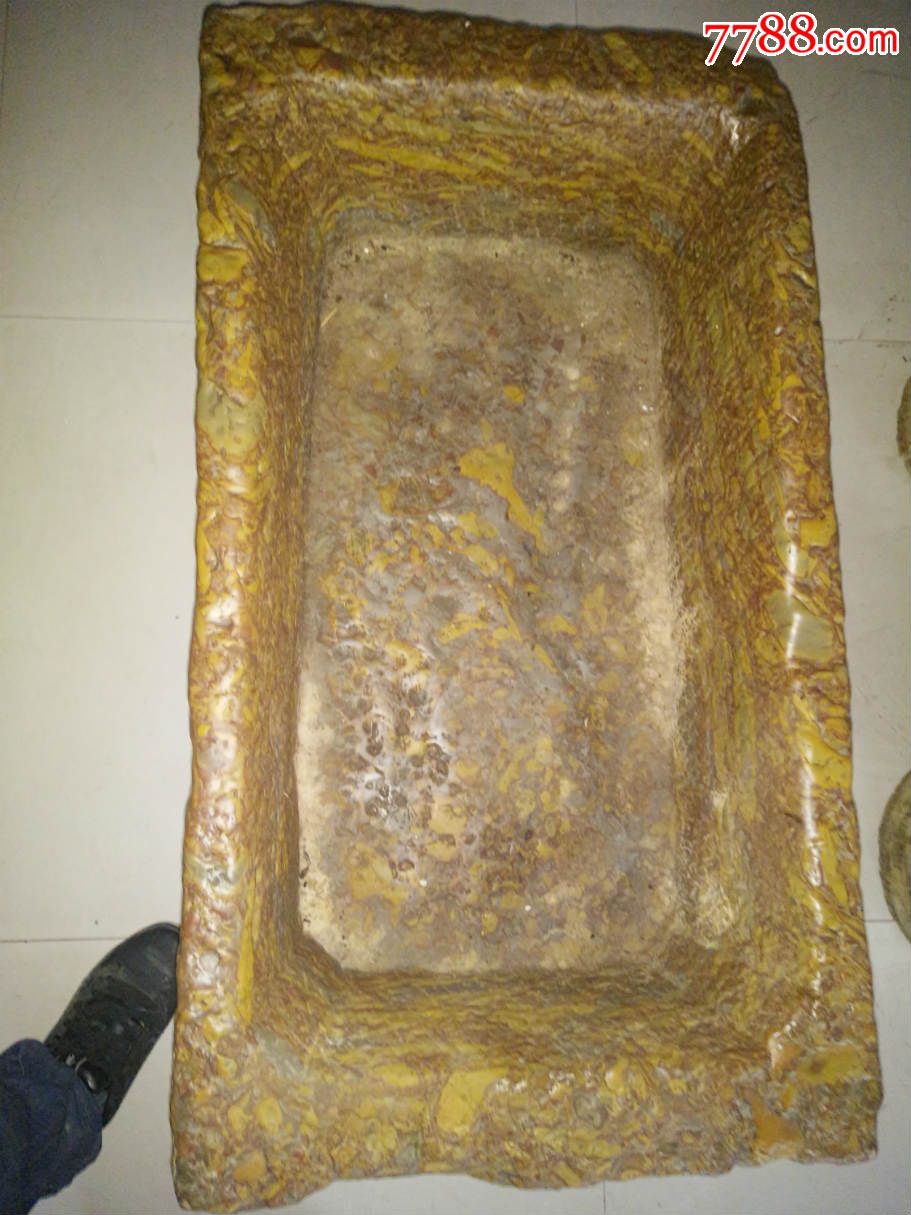 老五花石盆_石盆/石槽_唐仁轩【7788收藏__中国收藏热线】