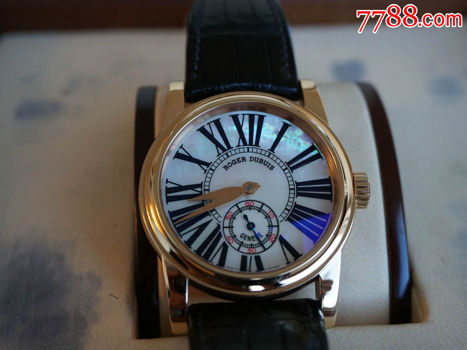 rogerdubuis罗杰杜彼18k黄金双日内瓦印记自动机械表_手表/腕表【瑞士