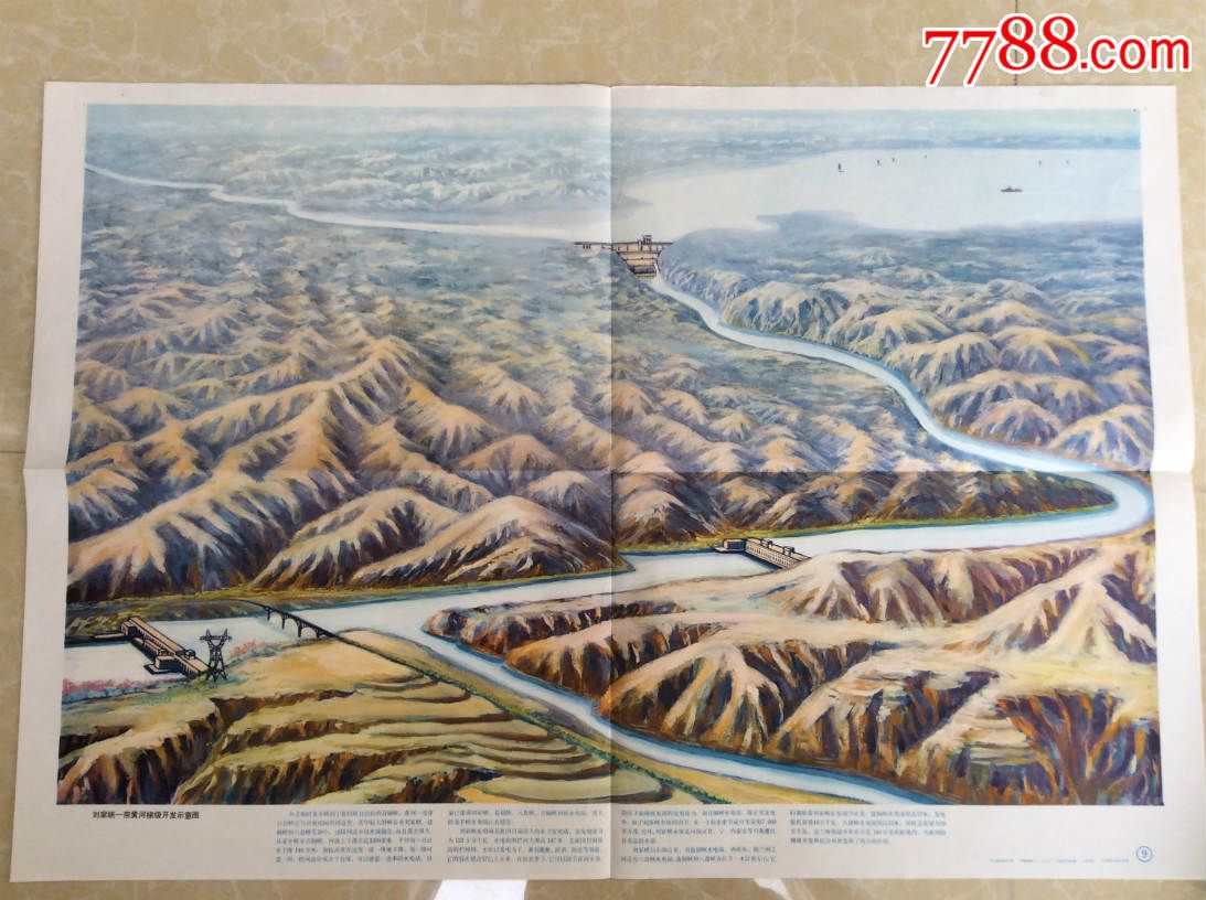 刘家峡一带黄河梯级开发示意图