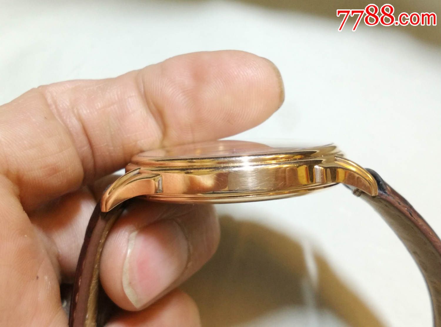 低售块收藏级新品18k玫瑰金的瑞士唐龙男表一块!十分难得!