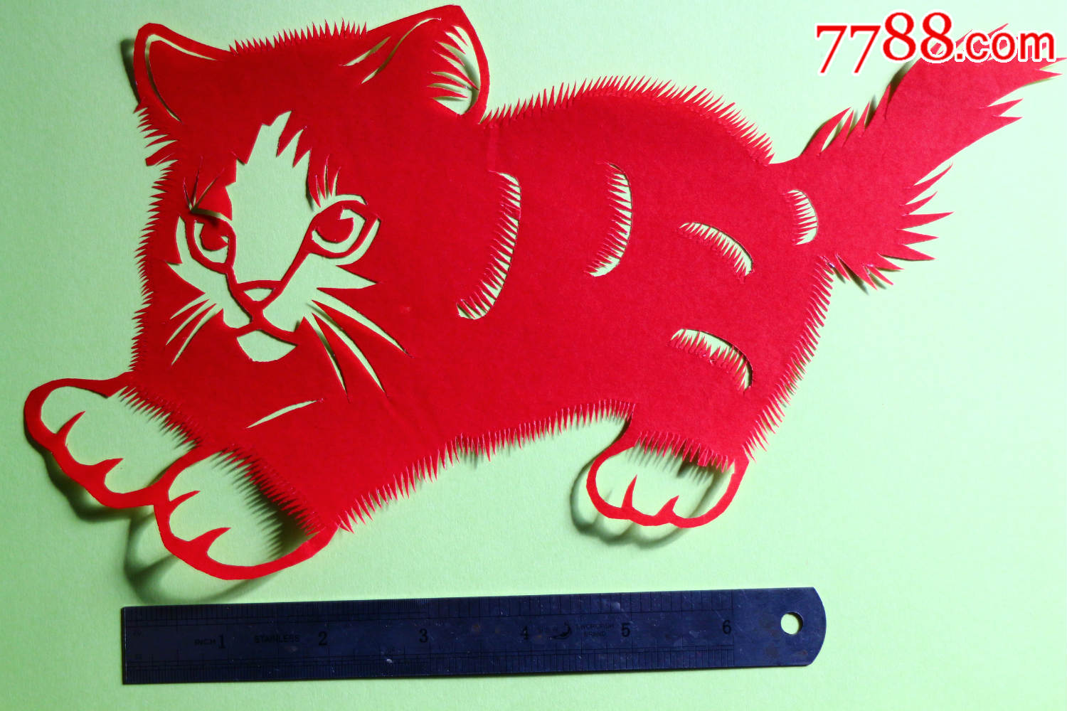 剪纸---小猫