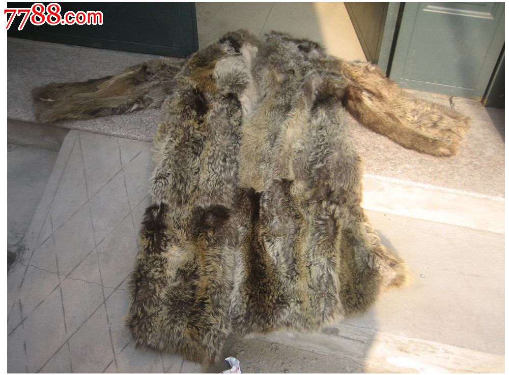 古玩服装收藏民国手工缝制民国貂皮大衣古老服装展示影视绘画道具