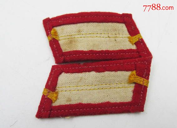 55式学员领章一对