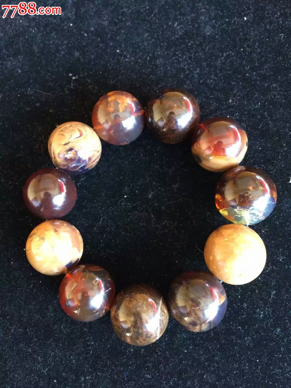 缅甸琥珀根珀手串