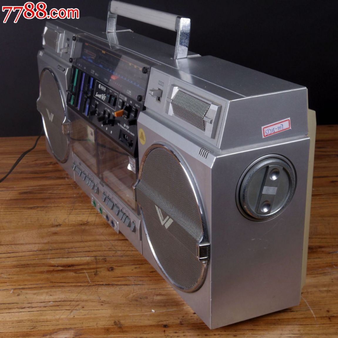 古董/夏普/sharp卡带/磁带录音机/收音机/立体声可以用