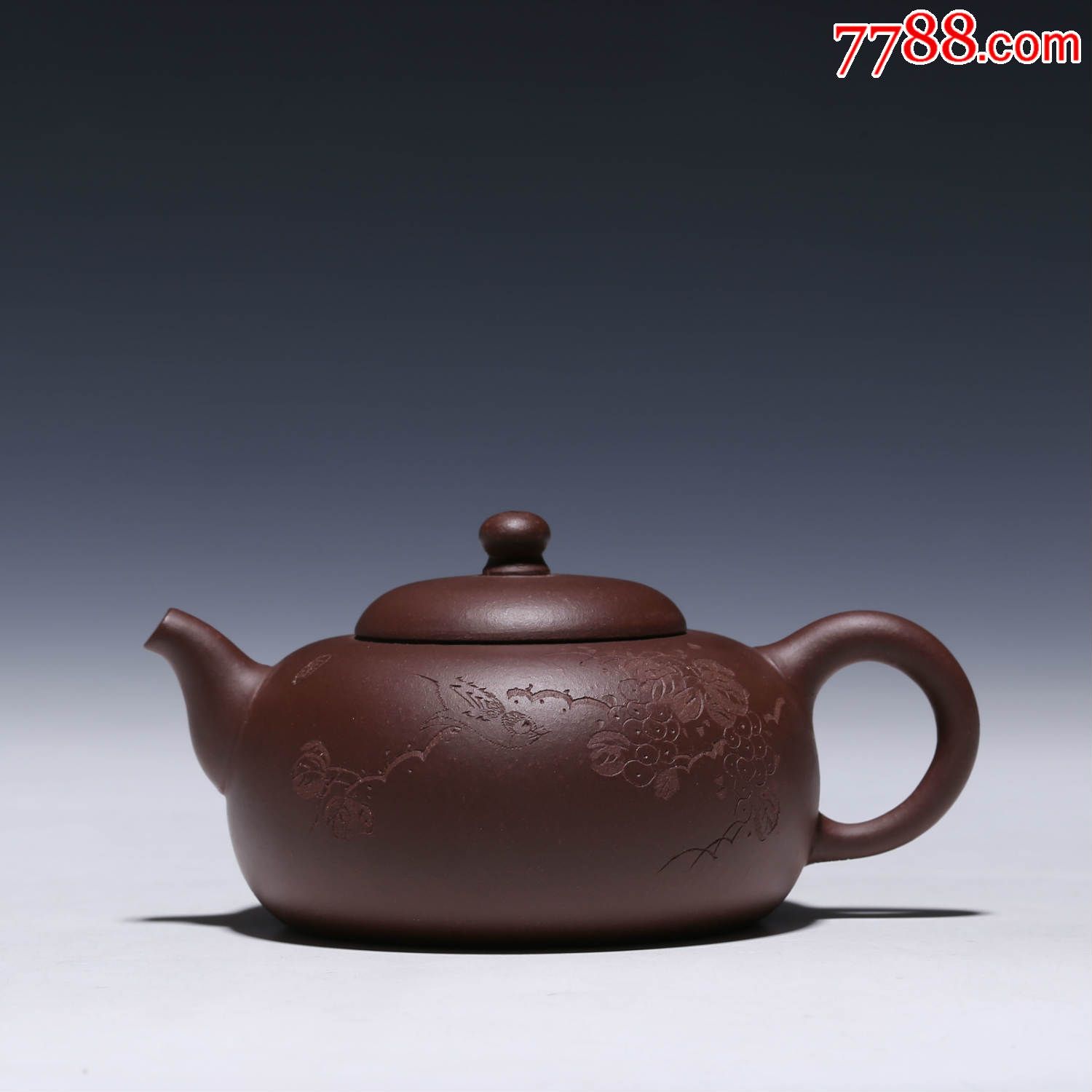 国家级工艺美术员李明全手工紫泥紫砂壶汉圆