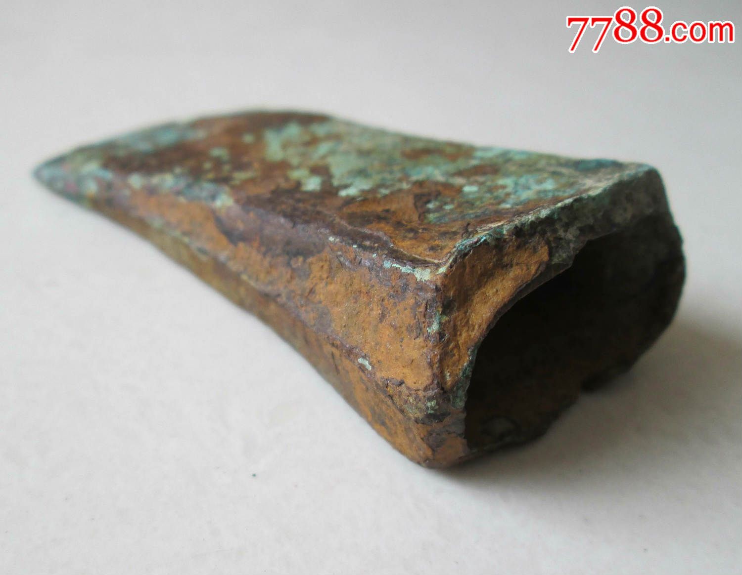 古钱币,先秦,中国最早的金属称量货币,春秋青铜斧币(浙江嘉兴出土)-se