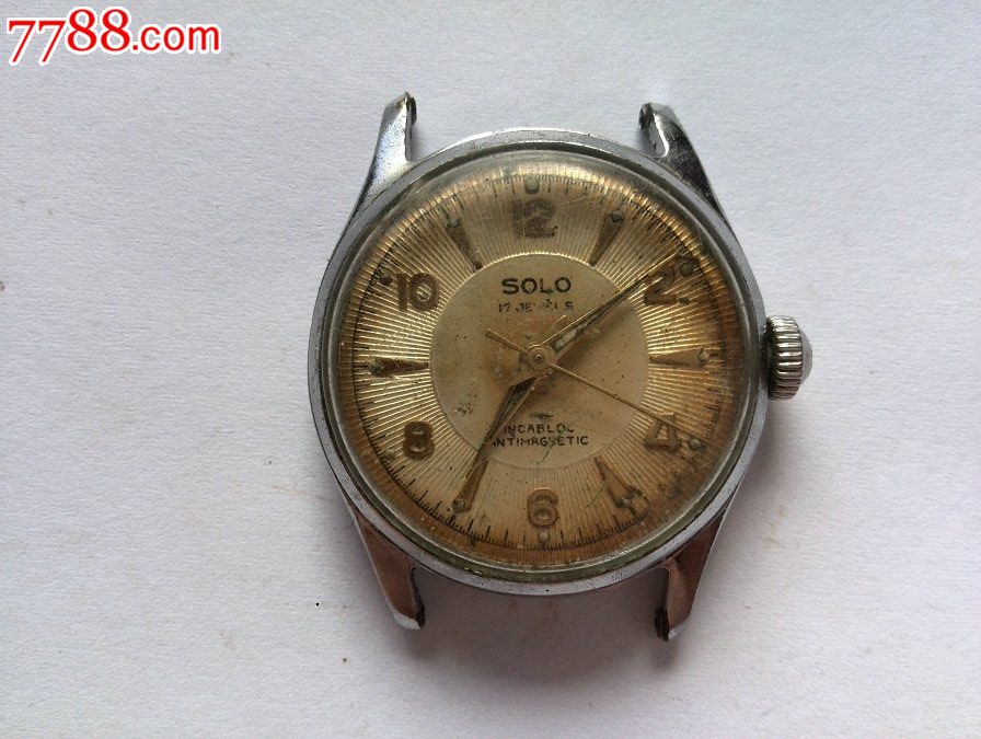 老瑞士solo古董手表
