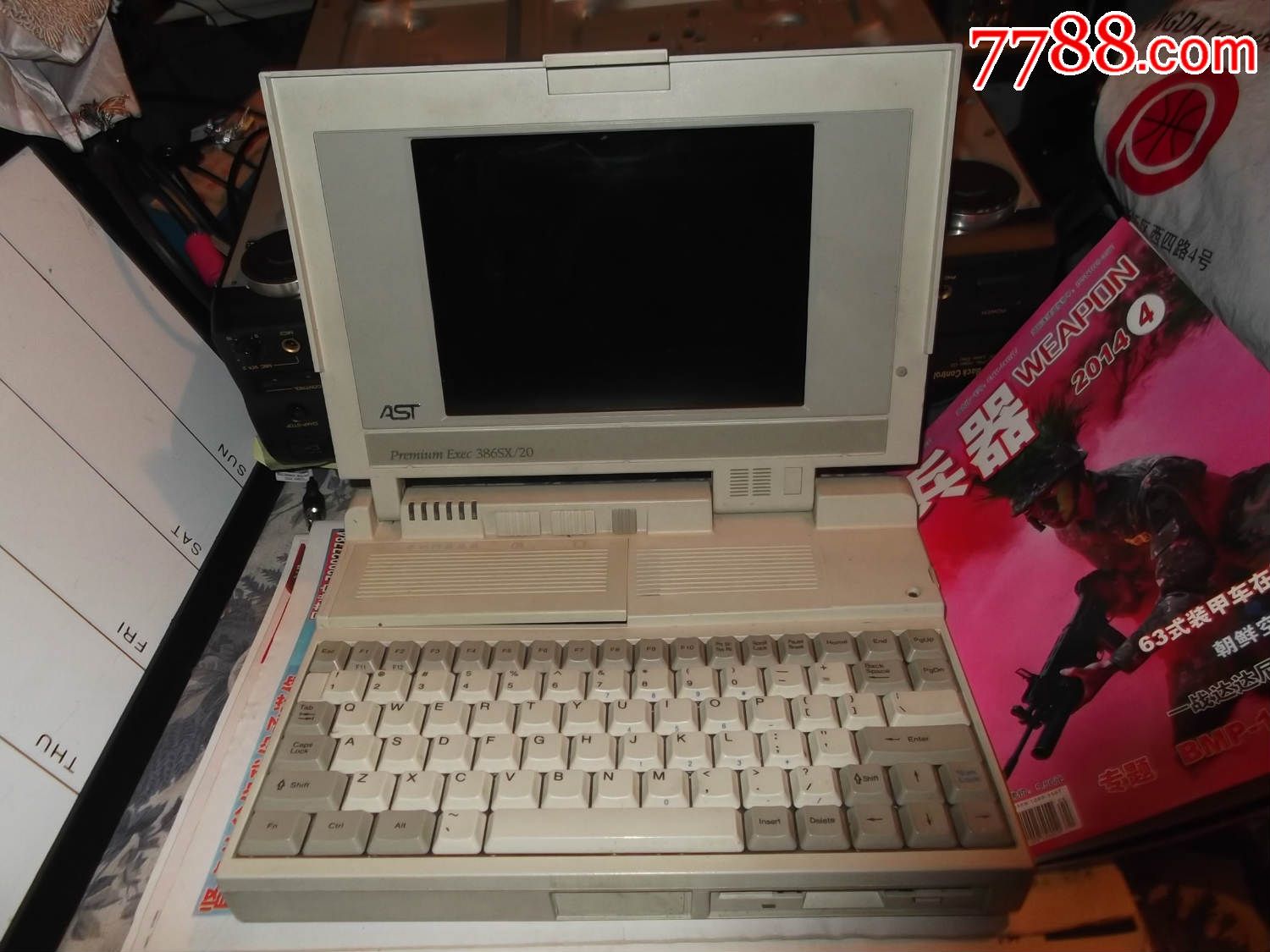 古董级ast386笔记本电脑