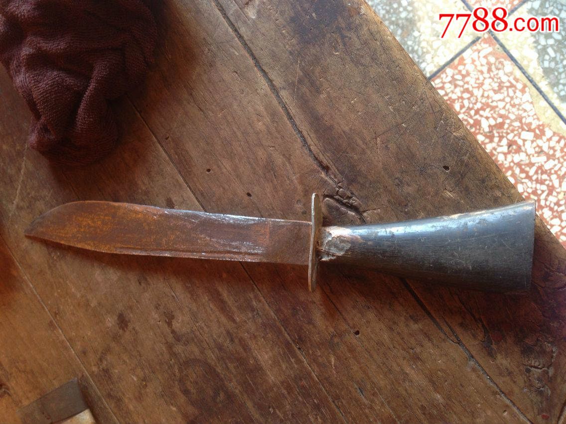 顶级少见纯牛角铁条