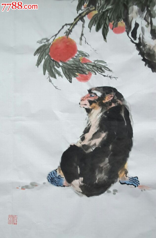 猴子与桃