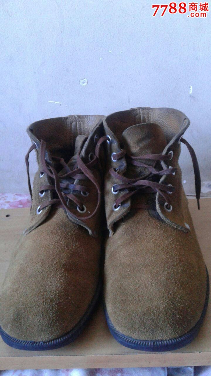 3515对越自卫还击战丛林防刺43码翻毛鞋