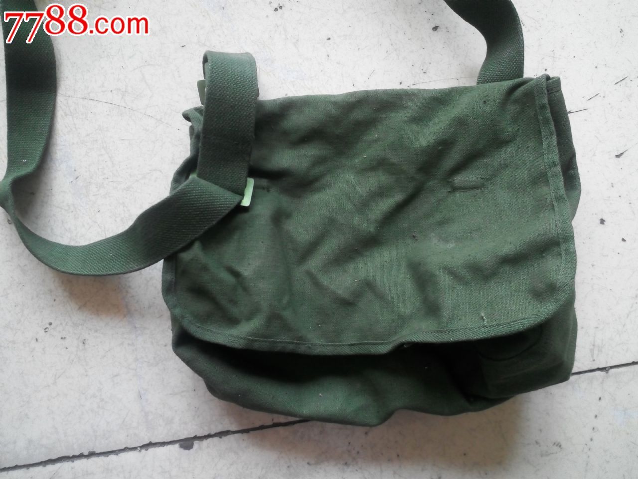 解放后少见草绿老背包书包红色收藏军迷最爱民俗道具包老保真全新
