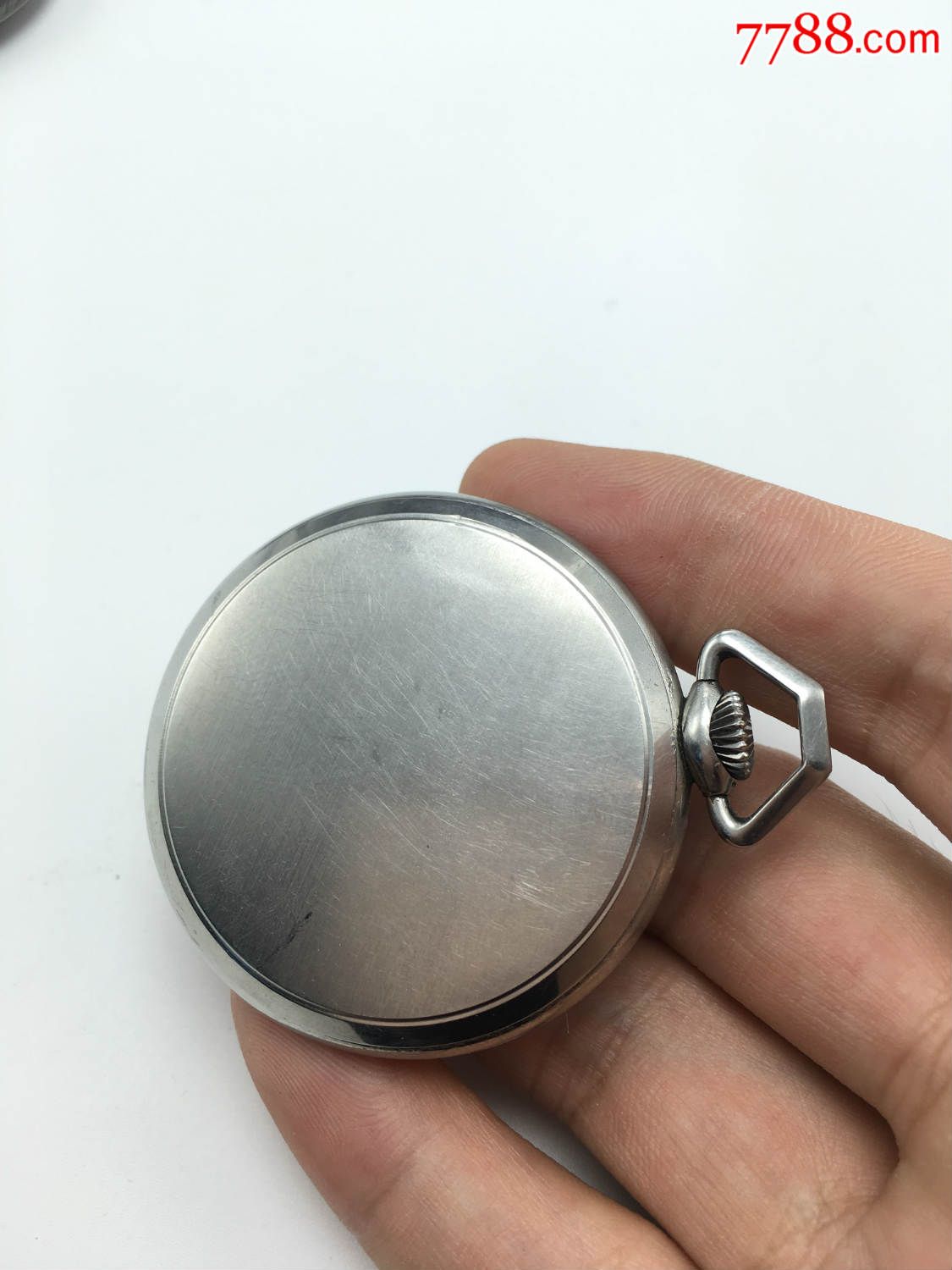 好品欧米茄古董老怀表正常走时直径49mm!