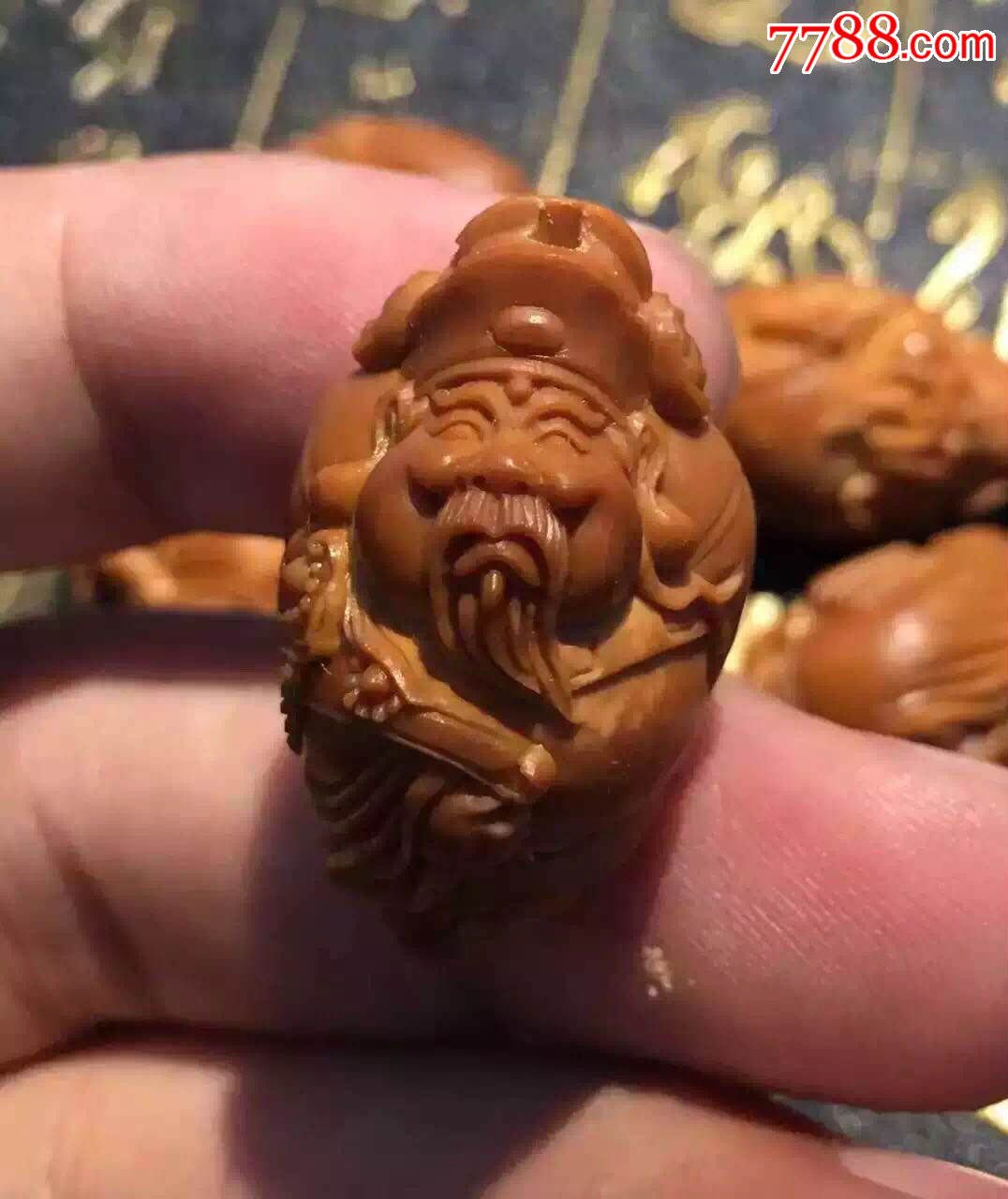 苏州舟山严根华老师本工_橄榄核手串/佛珠_第9张_7788核雕