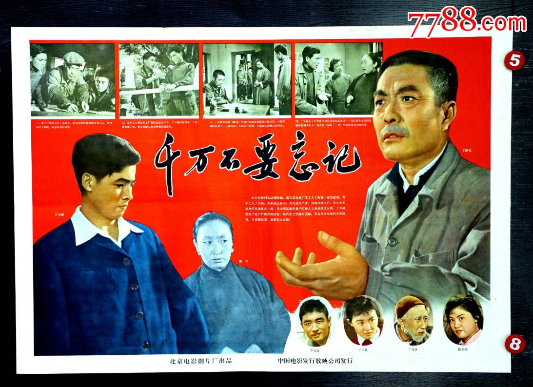 千万不要忘记---张平主演-电影海报-7788收藏