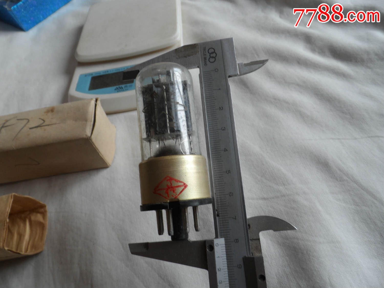 老电影机配件曙光牌6n7p电子管70Ⅲ型2016428