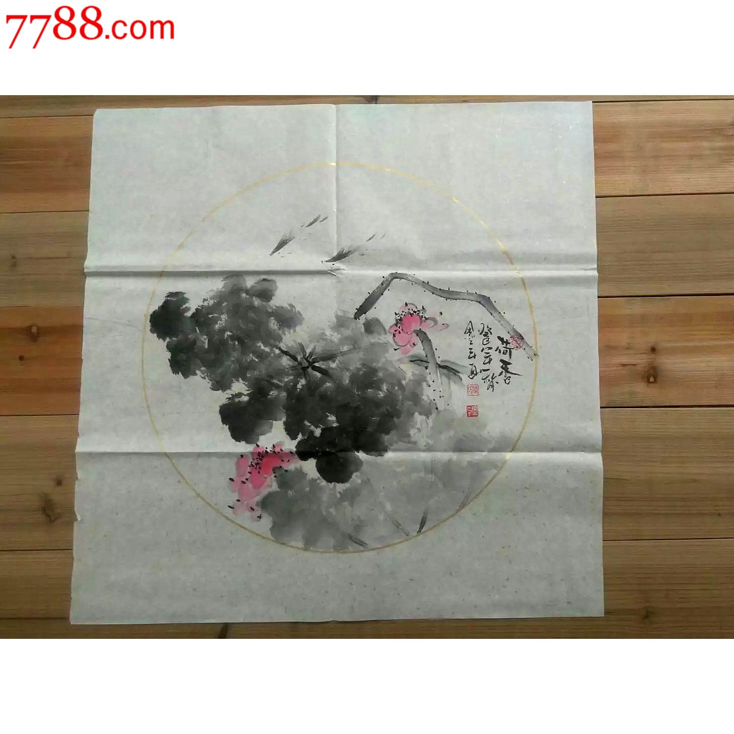 花鸟画家陈墨花卉作品