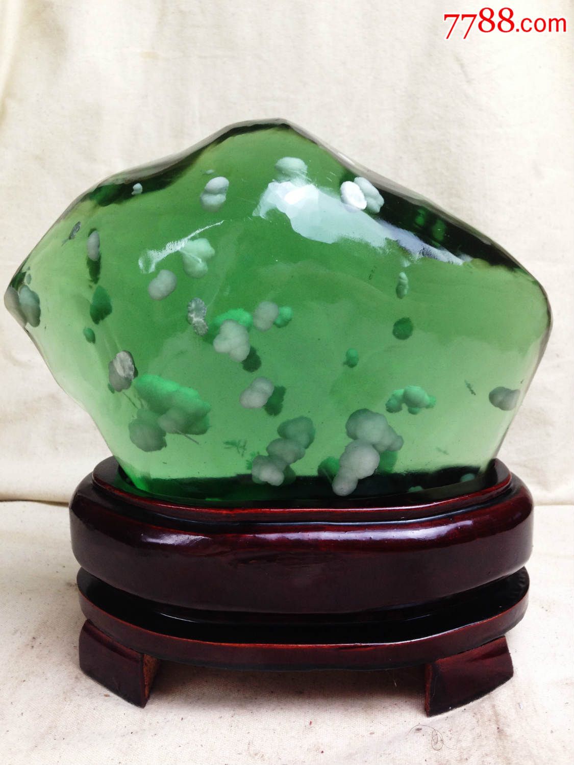 天然巴西火山琉璃摆件