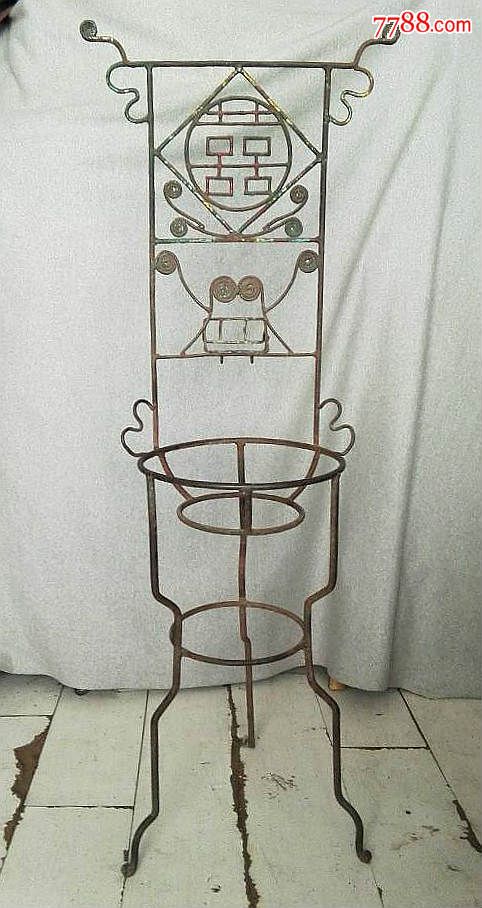 脸盆架,老式铁艺脸盆架1