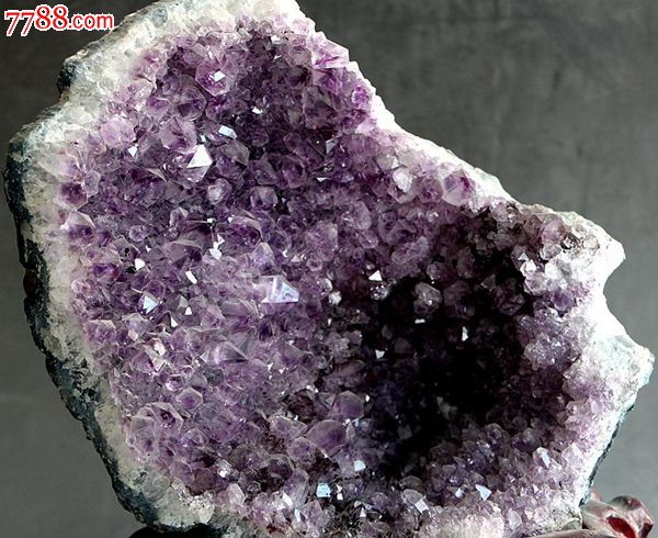 矿物晶体奇石头原石极品天然乌拉圭紫晶洞摆件紫水晶原石摆件171