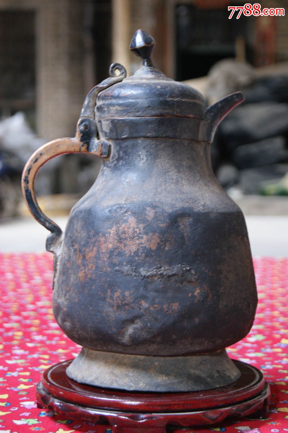 古老的新疆民族水壶_铜壶/铜瓶_龟兹杂书【7788收藏__中国收藏热线】