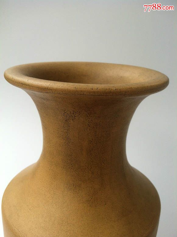 缶硕老人作(任淦庭)秋枝觅句图段泥紫砂花瓶