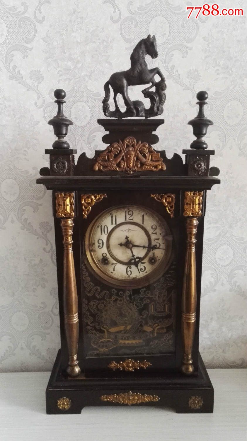 民国宝字牌马钟_座钟/落地钟_第1张_7788钟表