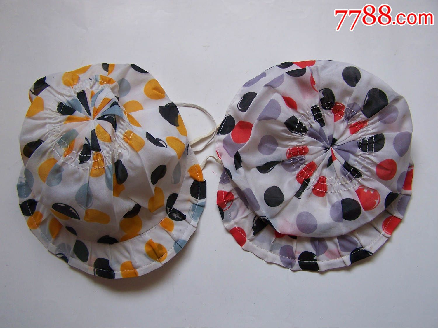 北京国营(老式,花式,儿童凉帽)一对,全新,未用,保存现在很少见,,点